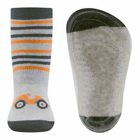Bild 1 - EWERS Antirutsch-Socken Hellgrau Textil