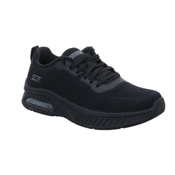 Bild 1 - SKECHERS Halbschuhe Sneaker Stoff Schwarz Lederimitat