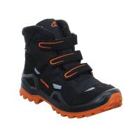 LOWA Jungen- Snowboot Membran Schwarz Textil Winterstiefel Unisex