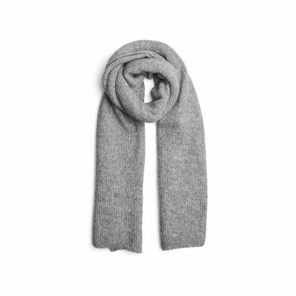 Bild 1 - PIECES Schal Grau Textil
