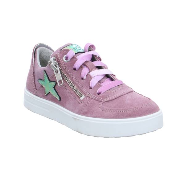 Bild 1 - SUPERFIT Kleinkinder-Halbschuh Binder Mauve Leder Sneaker