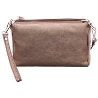 Bild 1 - * Umhänge-/Schultertasche klein Bronze Leder Bild 1 - * Umhänge-/Schultertasche klein Bronze Leder