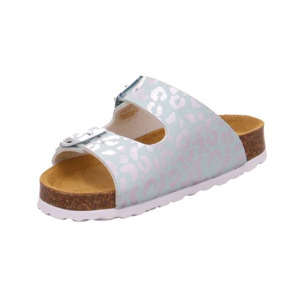 Bild 3 - BIOLIFE Kinder-Pantolette Pastelgrün Lederimitat Unisex