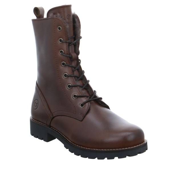 Bild 1 - SCHUHENGEL Boot Braun Leder mit Lammfellfutter