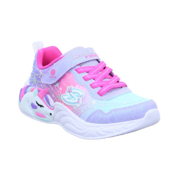 Bild 1 - SKECHERS Kleinkinder-Halbschuh Klett Flieder Synthetik Sneaker