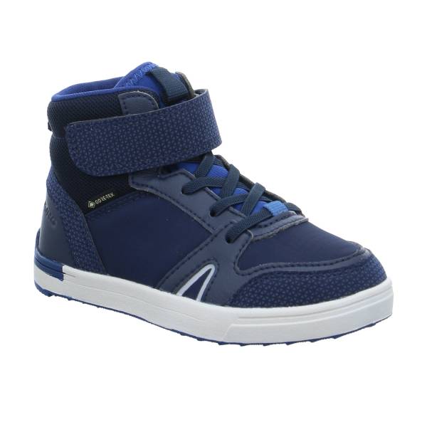 Bild 1 - VIKING Kleinkinder-Halbschuh Klett Blau Textil Sneaker