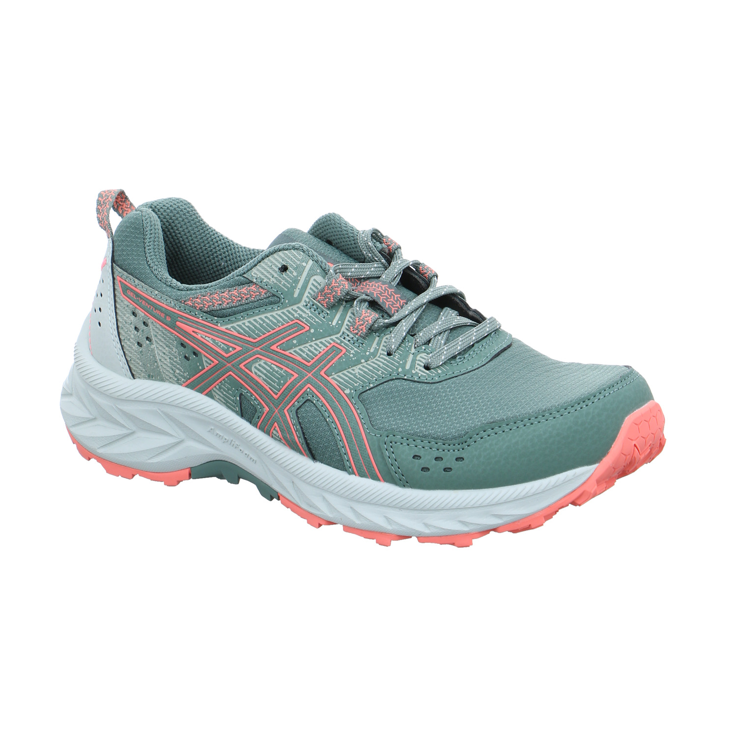 ASICS Training Fitnessschuhe Khaki Synthetik Gel Venture 9