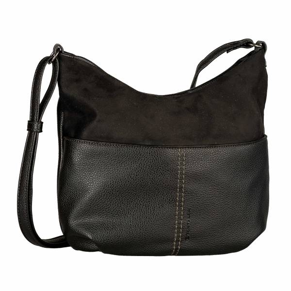 Bild 1 - TOM TAILOR Beuteltasche Schwarz Lederimitat Ja