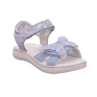 Bild 1 - SCHUHENGEL Kleinkinder-Sandale Hellblau Lederimitat Mädchentraum Bild 1 - SCHUHENGEL Kleinkinder-Sandale Hellblau Lederimitat Mädchentraum