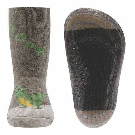 Bild 1 - EWERS Antirutsch-Socken Mittelbraun Textil