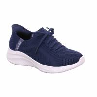 SKECHERS Sneaker Blau Textil mit Wechselfussbett