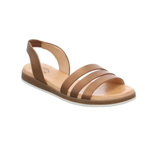 Bild 1 - APPLE OF EDEN Sandalette Bronze Leder