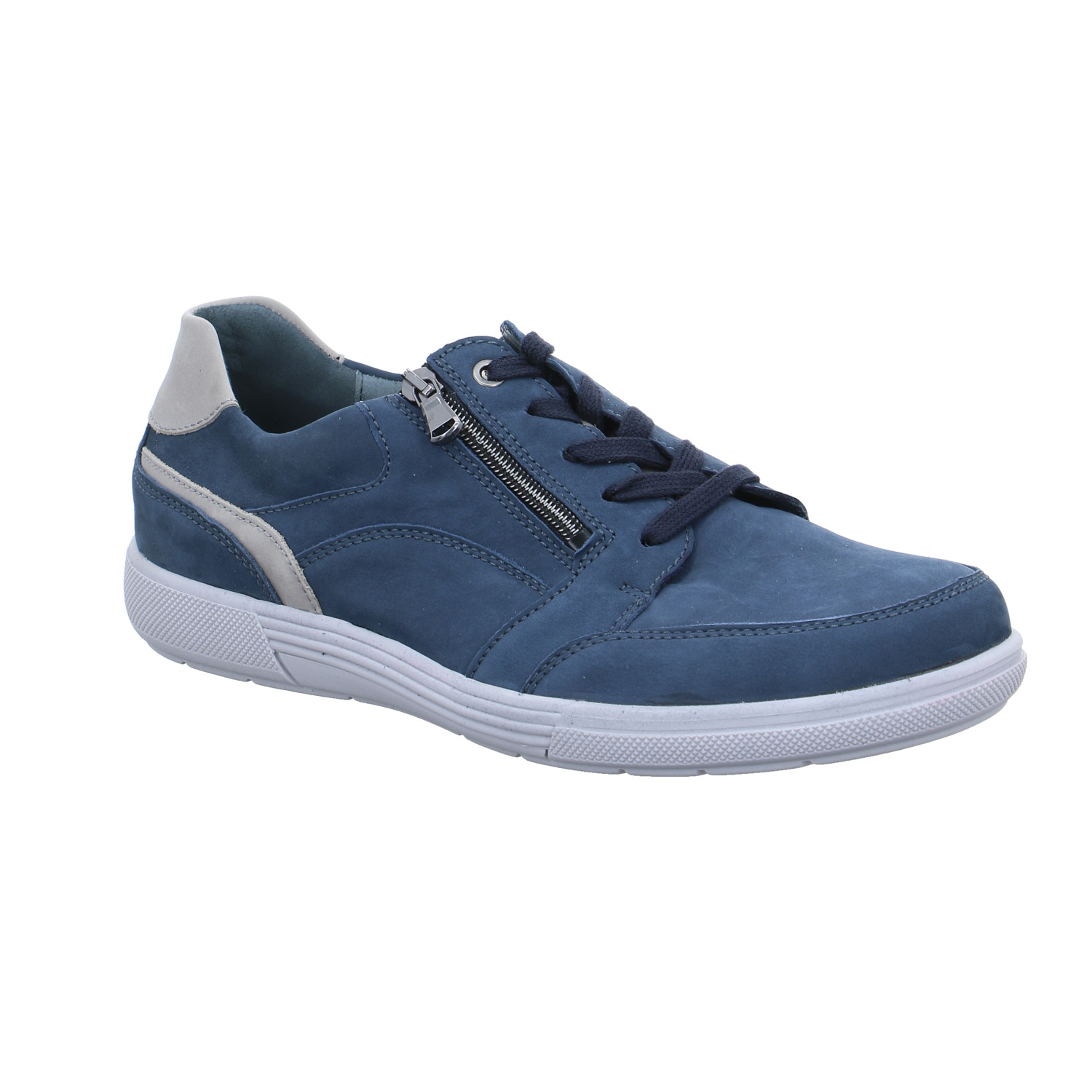 WALDLÄUFER Halbschuhe Sneaker Blau Leder