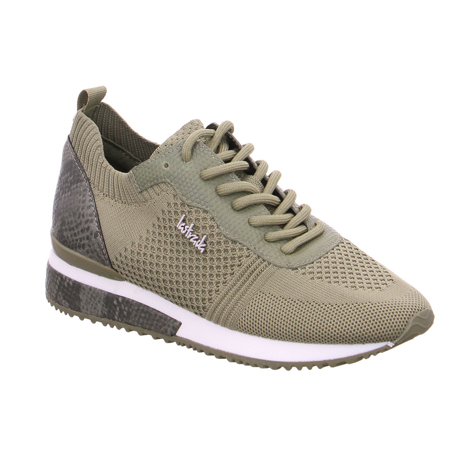 LA STRADA Sneaker Olive Textil
