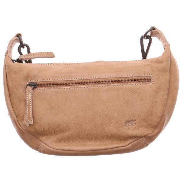 Bild 1 - BEAR DESIGN Umhängetasche Beige Leder
