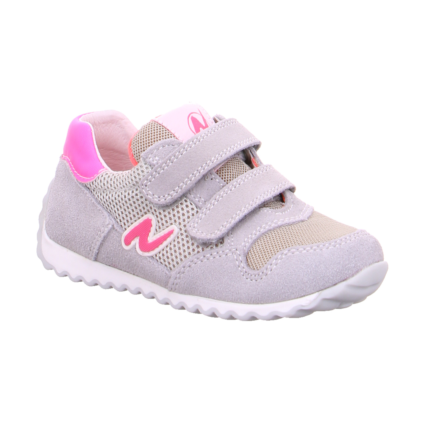 NATURINO Baby-Sport-Bottine Silber Leder Unisex Bottine NV8581 NATURINO Baby-Sport-Bottine Silber Leder Unisex Bottine NV8581