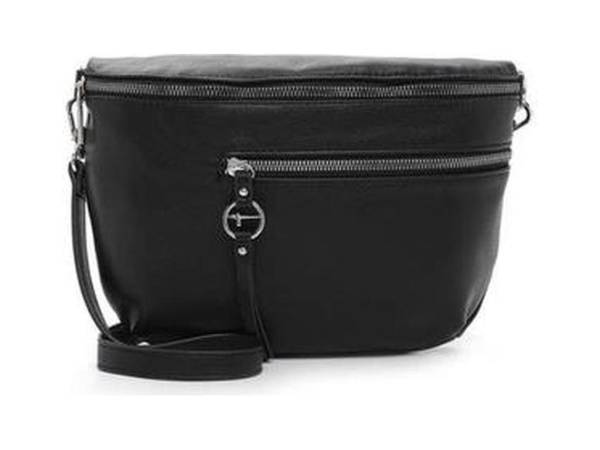 Bild 1 - TAMARIS Gürteltasche / Bodybag Schwarz Lederimitat Ja