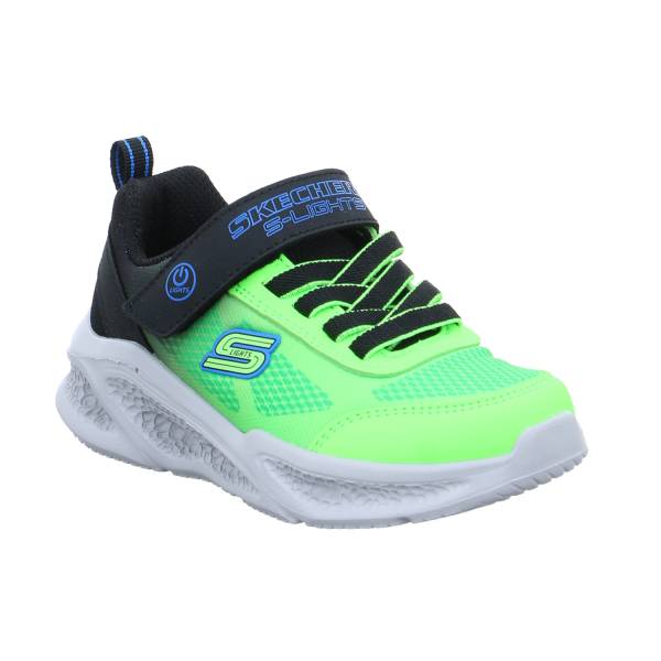 Bild 1 - SKECHERS Kleinkinder-Halbschuh Klett Gelb Textil Sneaker