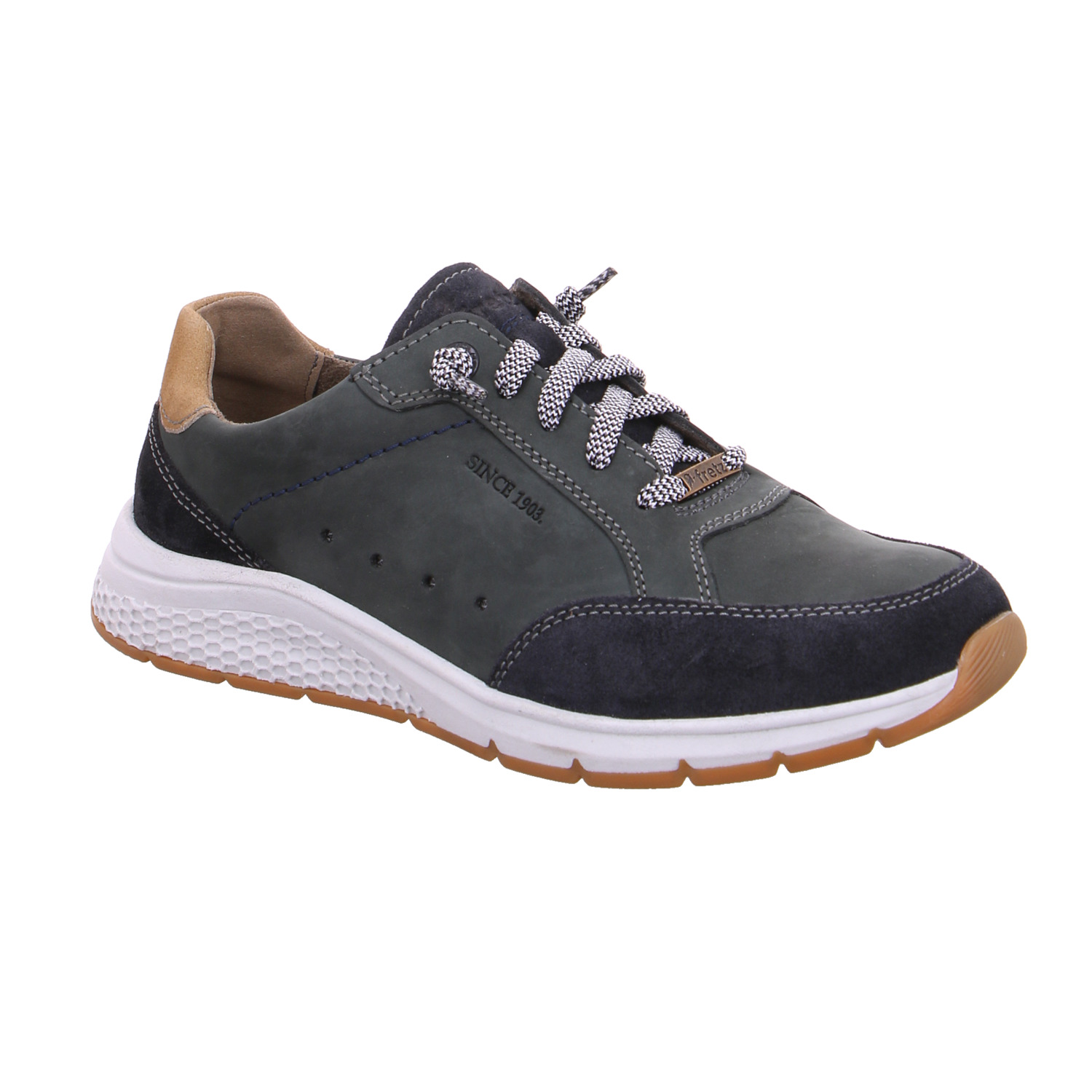 FRETZ MEN Halbschuhe Sneaker Blau Leder