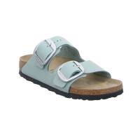 BIRKENSTOCK Bio-Fussbett Pastelgrün Leder