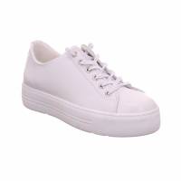 SCHUHENGEL Sneaker Weiss Leder mit Wechselfussbett