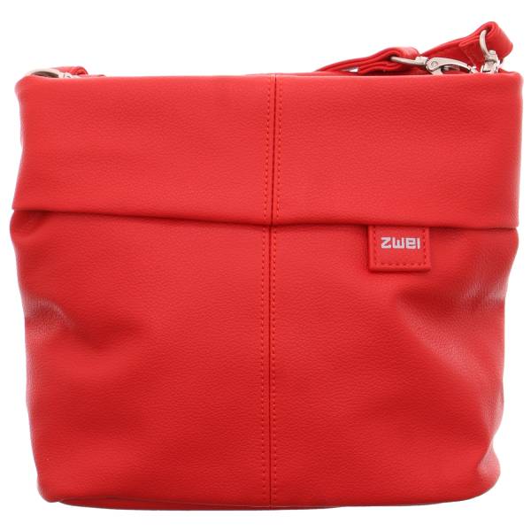 Bild 1 - ZWEI Umhänge- / Schultertasche klein Rot Lederimitat