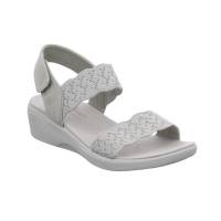 SKECHERS Sandalette Taupe Textil Ja