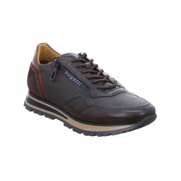 Bild 1 - BUGATTI SHOES Halbschuhe Sneaker Braun Leder