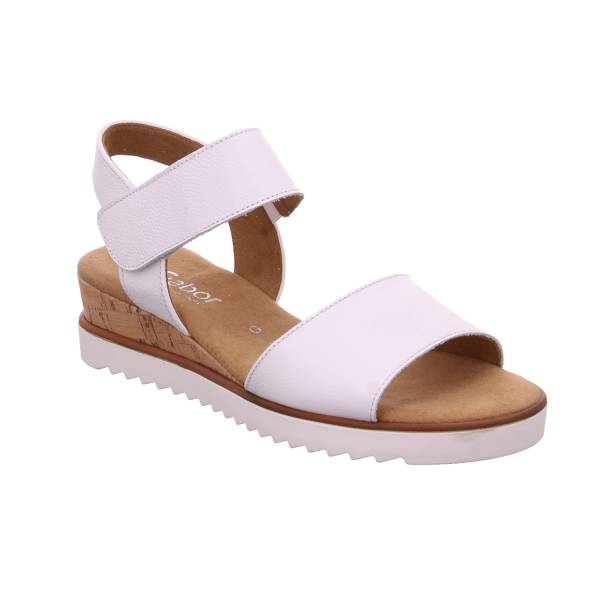 Bild 1 - GABOR Comfort-Sandalette Weiss Leder