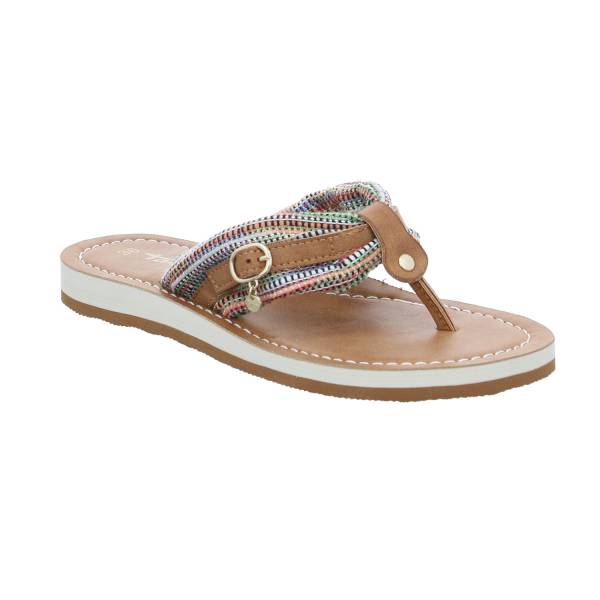 Bild 1 - TAMARIS Zehentrenner-FlipFlop Multicolor Leder