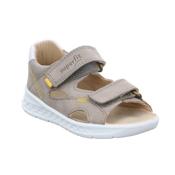 Bild 1 - SUPERFIT Baby-Sandale Beige Leder Unisex Minilette