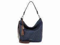 EMILY & NOAH Umhängetasche Blau Lederimitat mit Bag in Bag