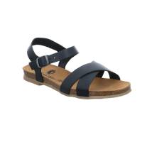 COSMOS COMFORT Bio-Sandalette Schwarz Leder