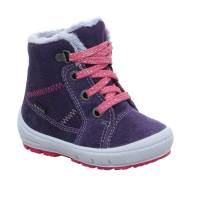 SUPERFIT Kleinkinder-Winter-Bottine Dunkelrot Textil Baby-Boot