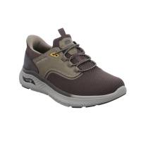 Bild 1 - SKECHERS Halbschuhe Sneaker Stoff Braun Textil Bild 1 - SKECHERS Halbschuhe Sneaker Stoff Braun Textil