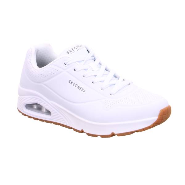 Bild 1 - SKECHERS Halbschuhe Sneaker Weiss Lederimitat