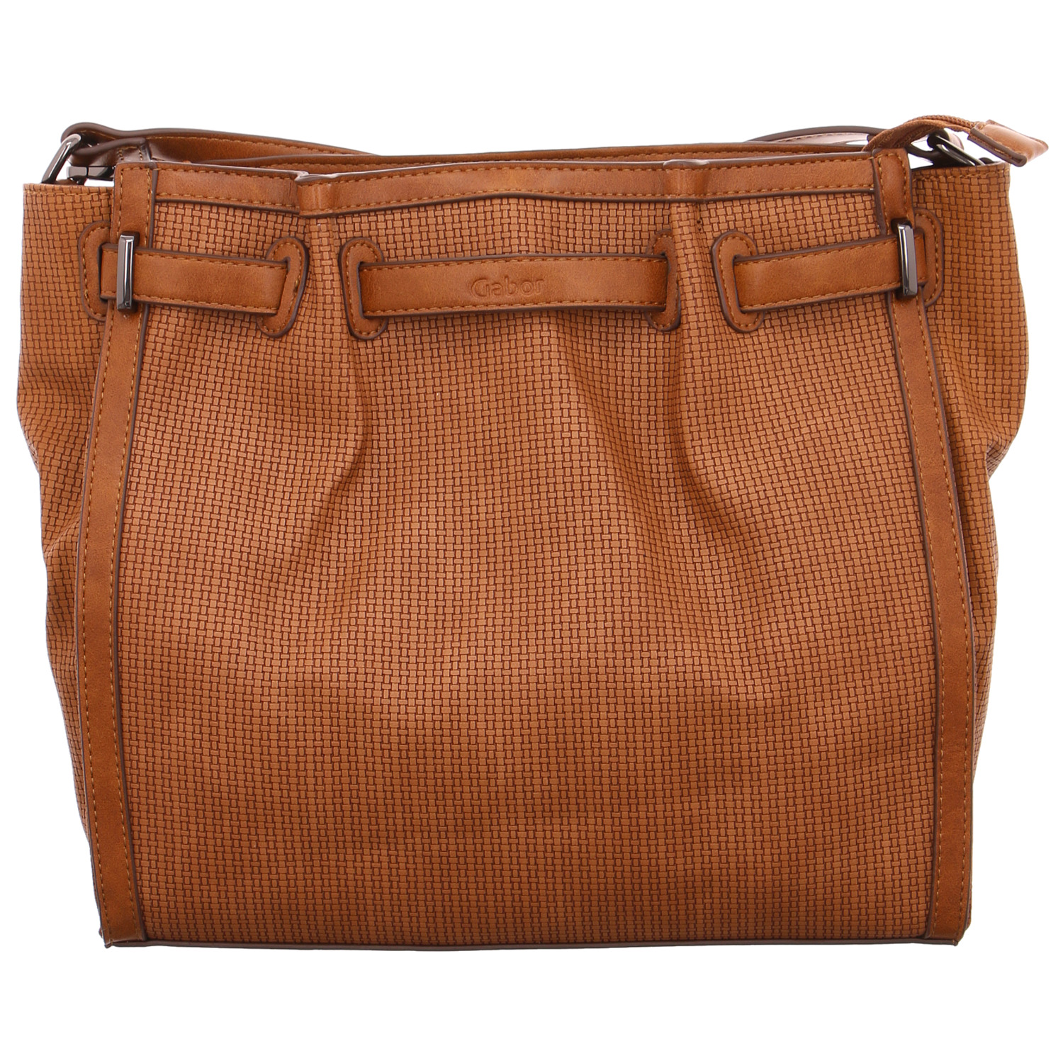 GABOR Handtasche Cognac Lederimitat