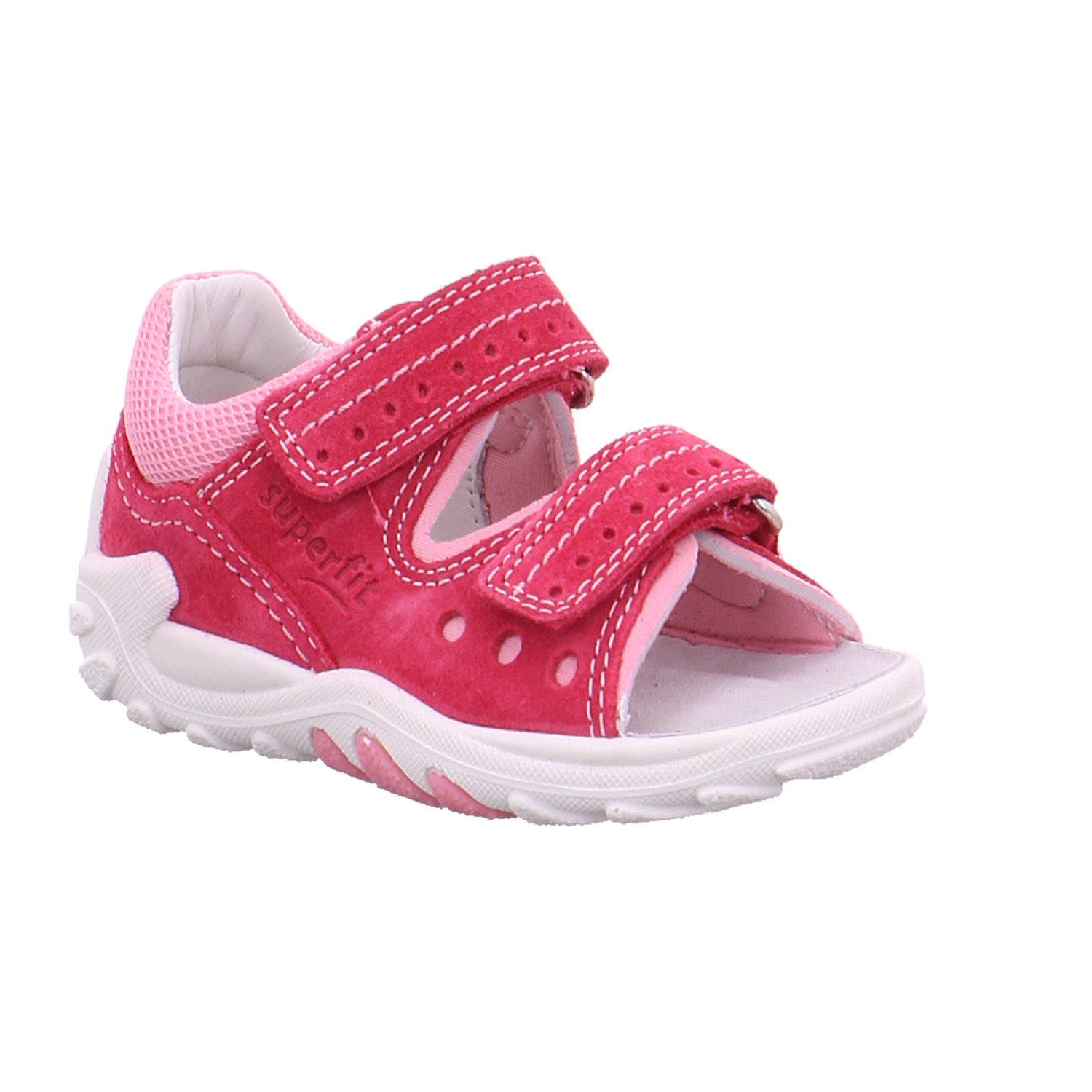 SUPERFIT Baby-Sandale Pink Leder Mädchensandale