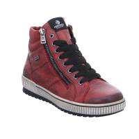 REMONTE Mid Cut Sneaker Rot Leder mit TEX Membrane