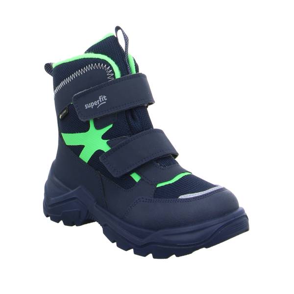 Bild 1 - SUPERFIT Kleinkinder-Snowboot Membran Grün Textil Winterstiefel Unisex