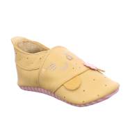 BOBUX Krabbelschuh Gelb Leder soft sole