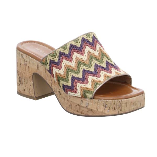 Bild 1 - TAMARIS Pantolette Multicolor Lederimitat