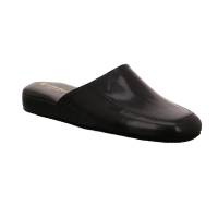 Bild 1 - * Hausschuhe Schwarz Lederimitat Bild 1 - * Hausschuhe Schwarz Lederimitat