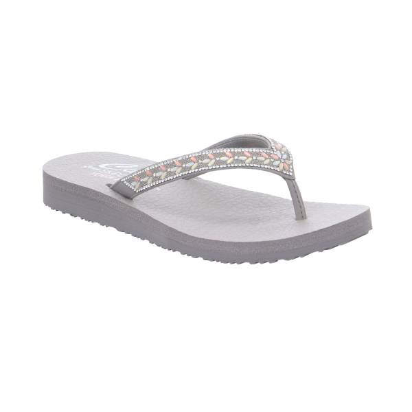 Bild 1 - SKECHERS Zehentrenner-FlipFlop Taupe Lederimitat Ja