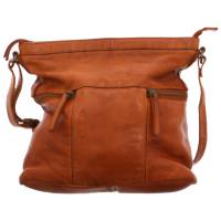 BEAR DESIGN Umhänge-/Schultertasche klein Cognac Leder