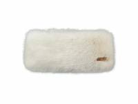 BARTS Stirnband Weiss Textil Fell-Imtiation