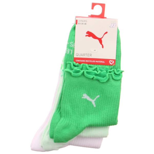 Bild 1 - PUMA SOCKEN Freizeitsocken Grün Textil