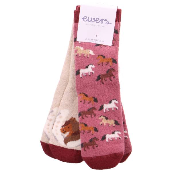 Bild 1 - EWERS Antirutsch-Socken Rosa Textil