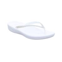 FITFLOP Zehentrenner-FlipFlop Weiss Lederimitat