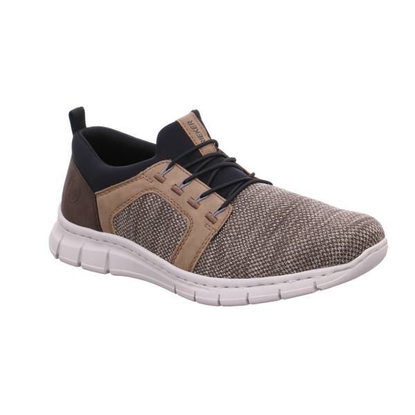 Bild 1 - RIEKER Halbschuhe Sneaker Beige Lederimitat